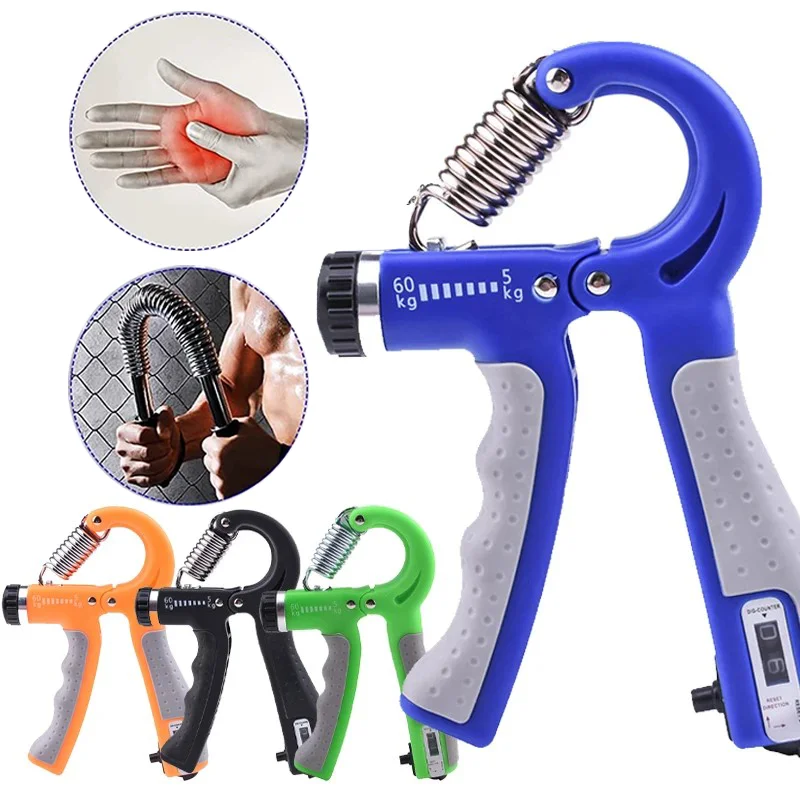 

Hand Grip Strengthener Adjustable Resistance Wrist Strengthener Forearm Gripper Hand Workout Squeezer Grip Strength Trainer