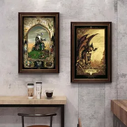 T-The L-Lords of The R-Rings  Anime Posters Sticky Waterproof Paper Sticker Coffee House Bar Kawaii Room Decor