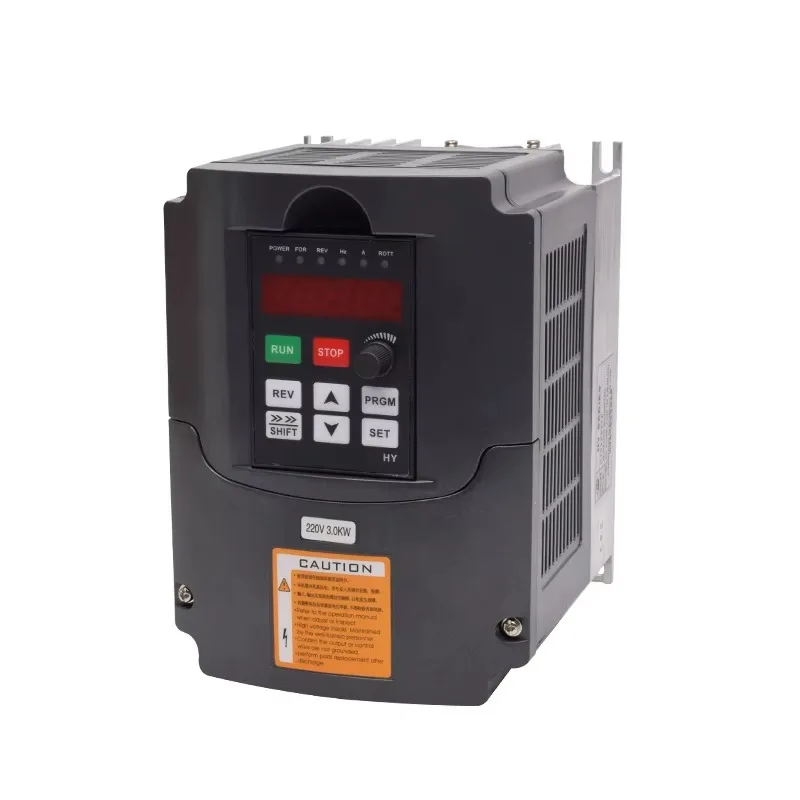 3.0kw 220V 50-60Hz Inverter Spindle Motor Speed Changer 3kw VFD Huanyang Vfd