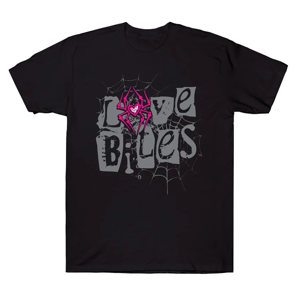 تي شيرت AJ Lee Love Bites الكلاسيكي الأساسي تي شيرت عتيق عالي الشارع كبير الحجم ملابس الشارع للنساء والرجال من القطن برقبة دائرية وأكمام قصيرة للصيف