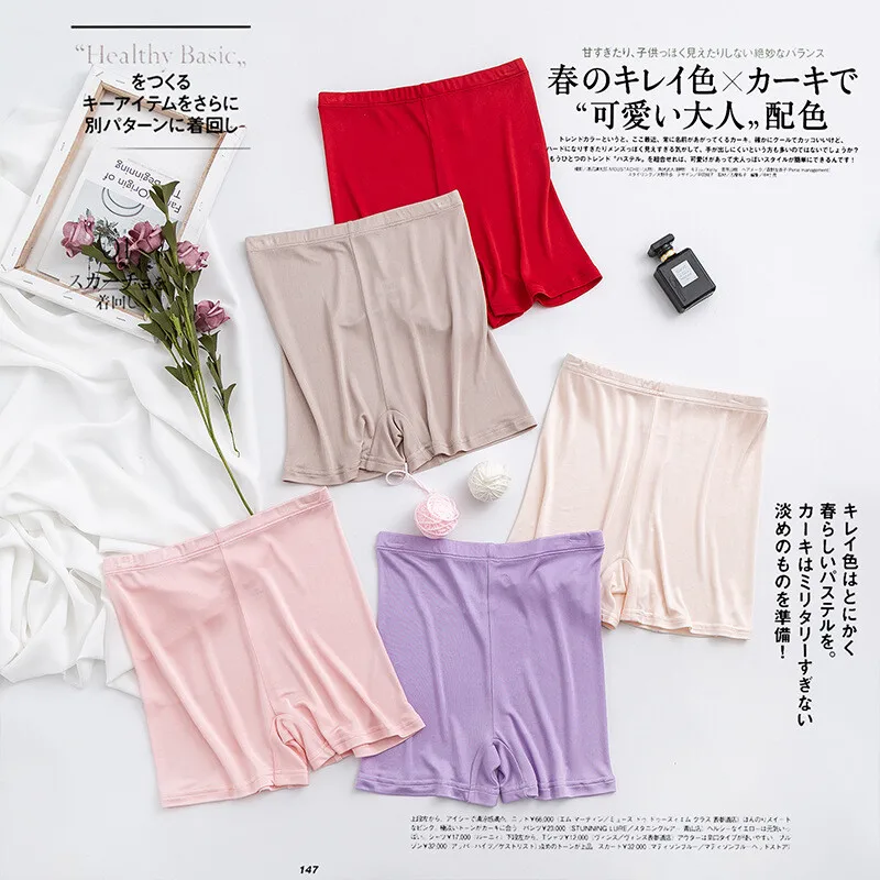 

100% Real Silk Underwear For Women Briefs Boxer Briefs Lady Panties Health Care