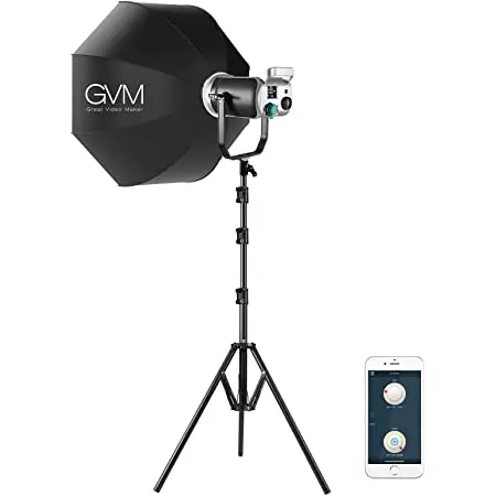 GVM-SD200D 200W LED Video Light High Power LED Spotlight Bi-Color LED Day light