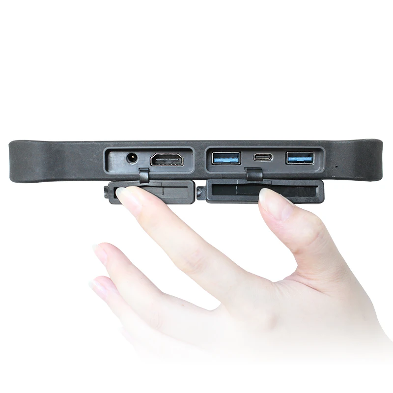 Robuster Tablet-PC, Windows 11, industrieller Computer aus gehärtetem Glas, 16 GB/32 GB + 1 TB SSD, optionaler Barcodescanner, UHF-RFID-Leser