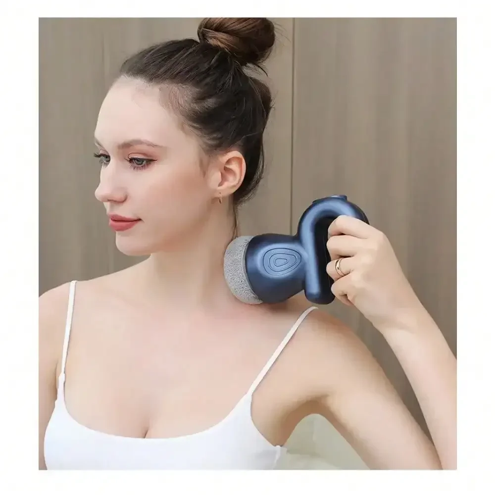 Elektrische Rotierende Mini-Massagegerät Hause Vibrations-Handheld-Schlankheitsmaschine Entspannen Sie sich Körper Schönheit Massagegeräte heben und straffen Sie die Faszienpistole an