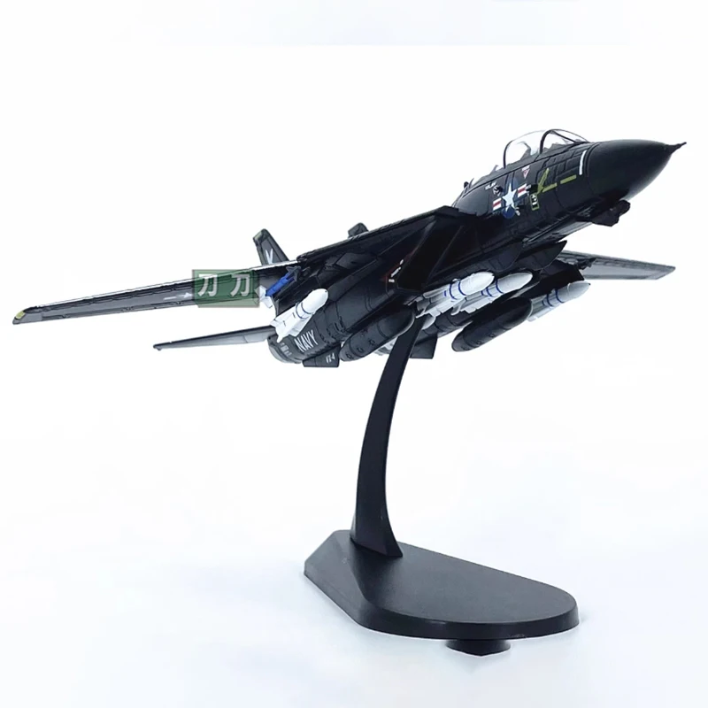 Diecast 1:100 Scale American F14 Tomcat fighter VX-4 alloy aircraft model finished Souvenir Gifts For Adult Boy