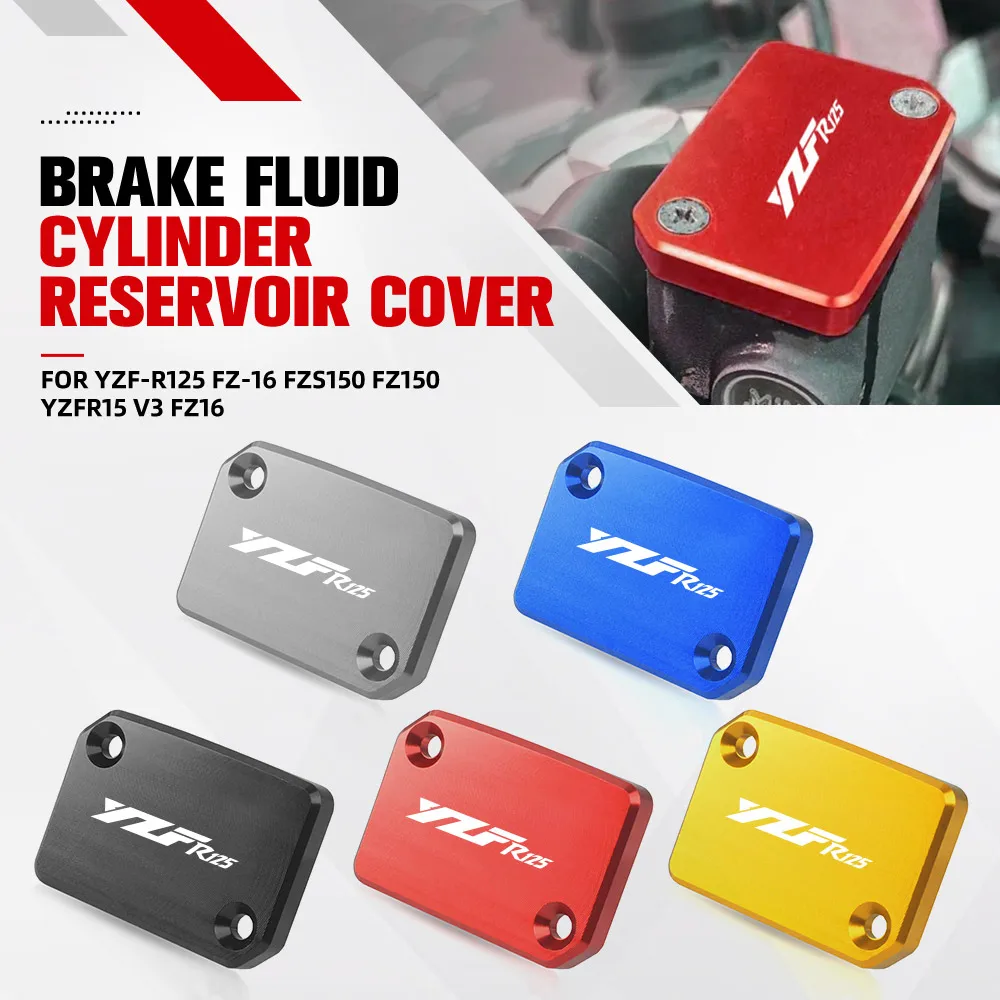 Cubierta del depósito de líquido del cilindro maestro del freno delantero para motocicletas Yamaha YZF-R125, FZ-16, FZS150, FZ150, YZFR15 V3, FZ16