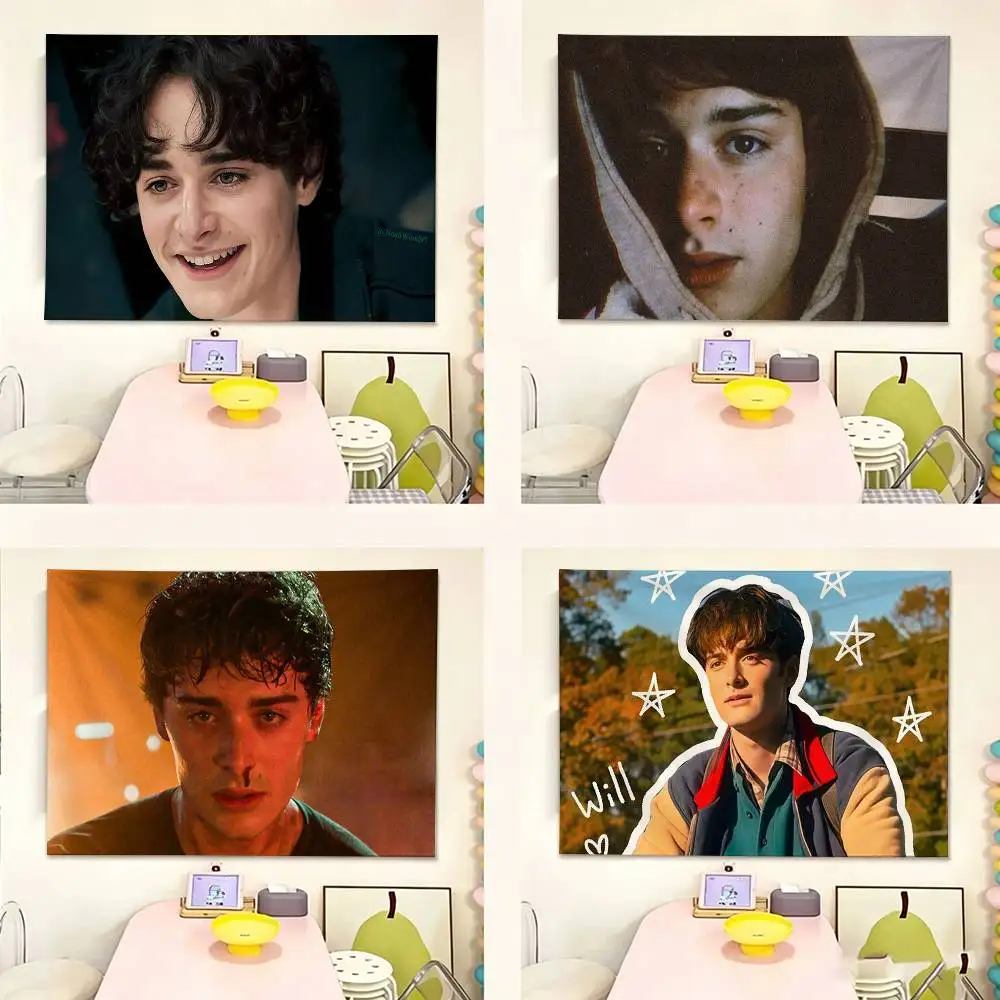 W-Will Noah Schnapp   Flags Suitable For Party Club Outdoor Interior Wall Decoration Banner Fans Gift