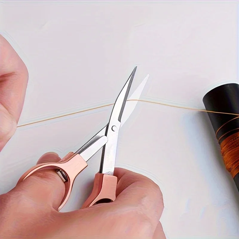 1Pcs Folding Fishing Line Scissors Stainless Steel Retractable Portable Durable Mini Cutter Cutting Outdoor Travel Daily Use