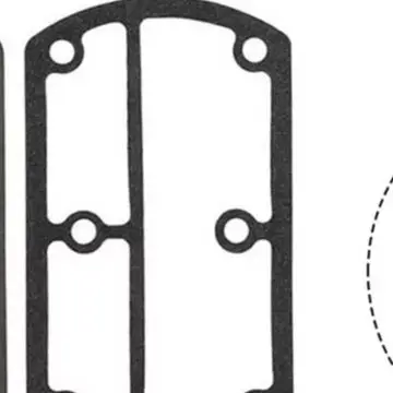 SS4 Head Gasket SS3 Valve Plate High Pressure Resistance Anti Deformation Design Air Compressor Gasket Set Pump Replacement Part