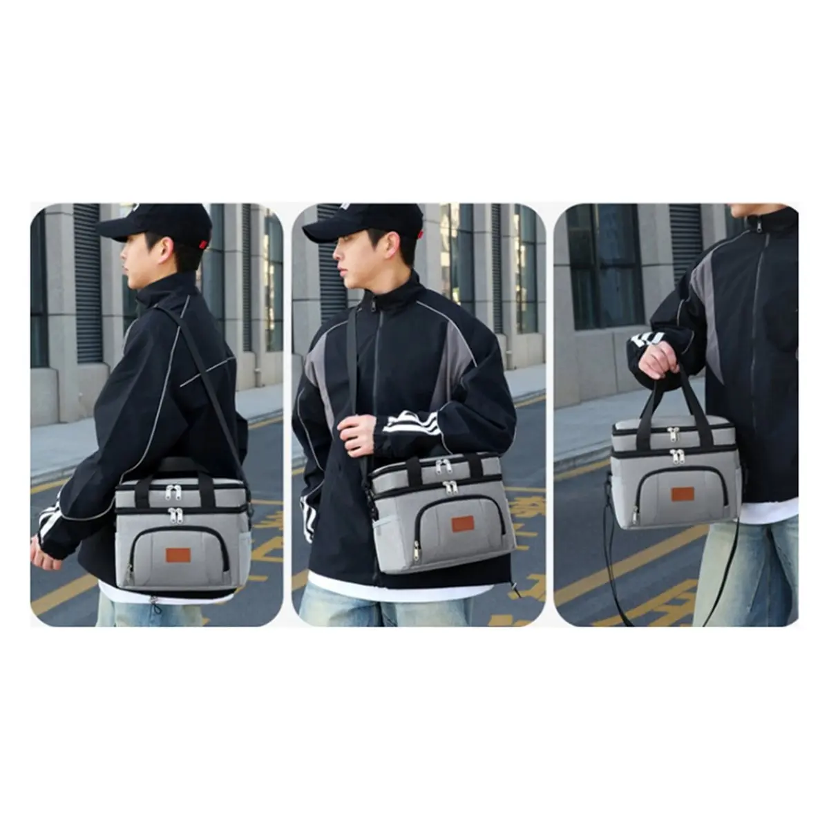 618 Mega Sale Portable Oxford Cloth Insulated Bag Lunch Large Capacity Bag Outdoor Picnic Bag Food Thermal Pack