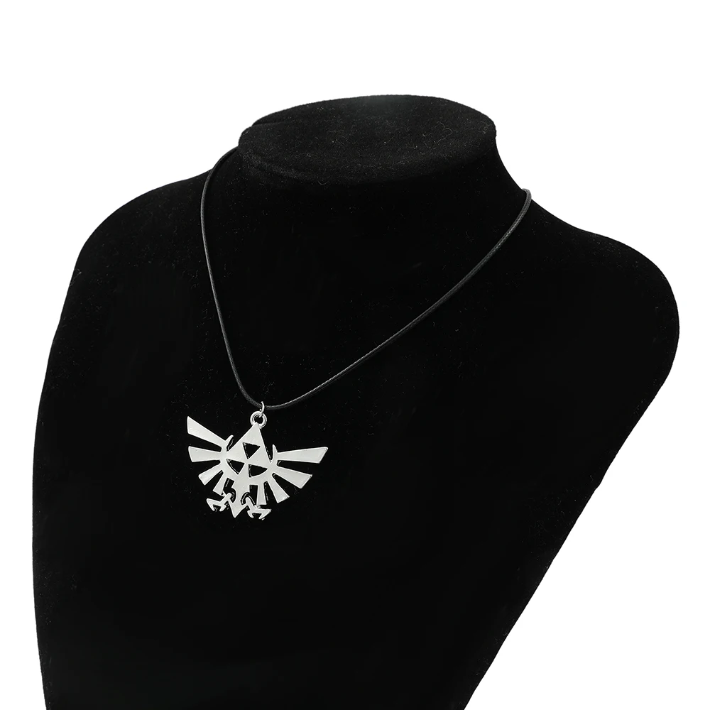Modische Anime-Spiel-Logo-Halskette, Einfacher Cosplay-Anhänger, Punk-Schmuck, Persönliches Accessoire für Männer – Detail 2