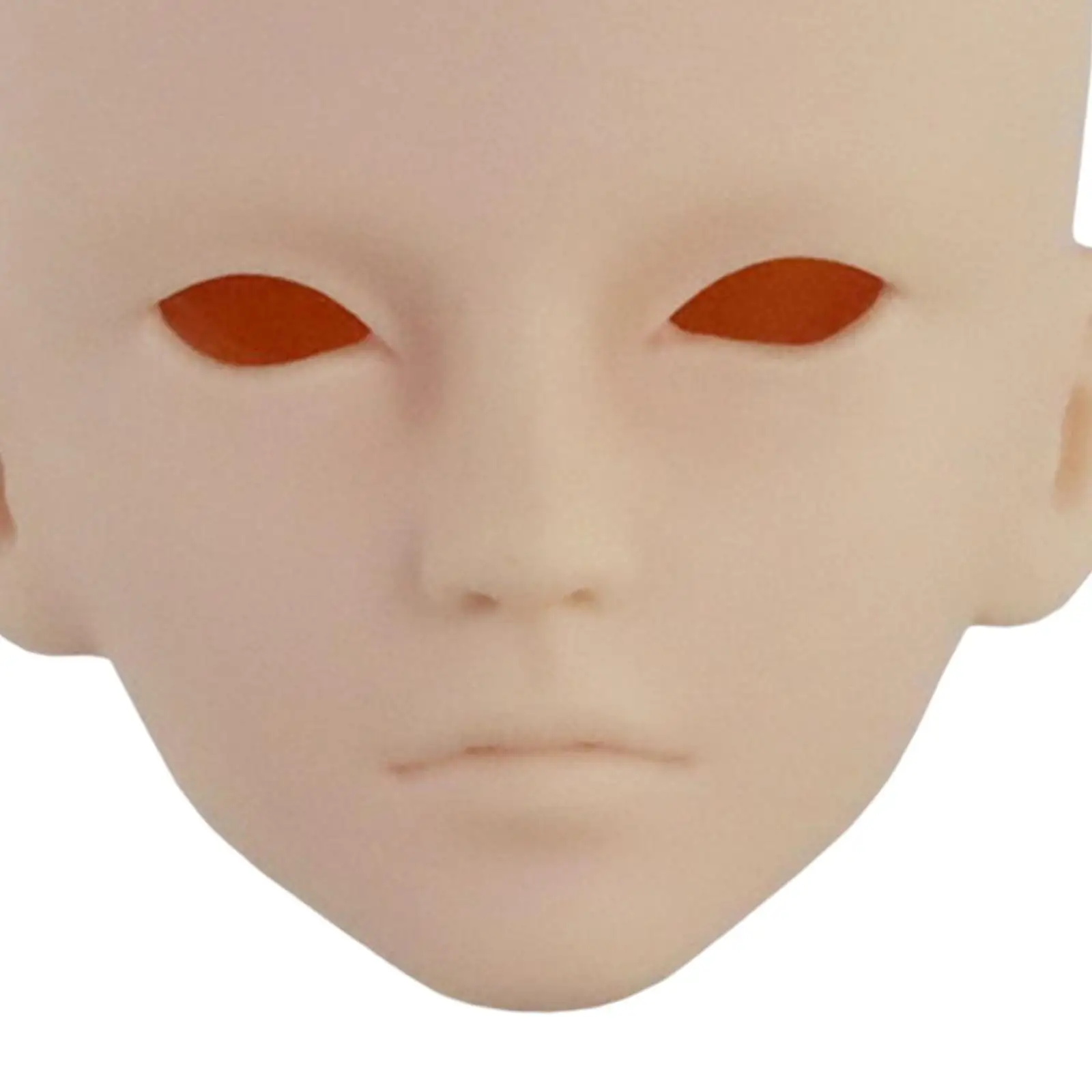 

Голова куклы BJD 60 см, 1/3 шарнирная, из ПВХ, мужское лицо, для самостоятельной проработки макияжа, незавершенные аксессуары для изготовления кукол