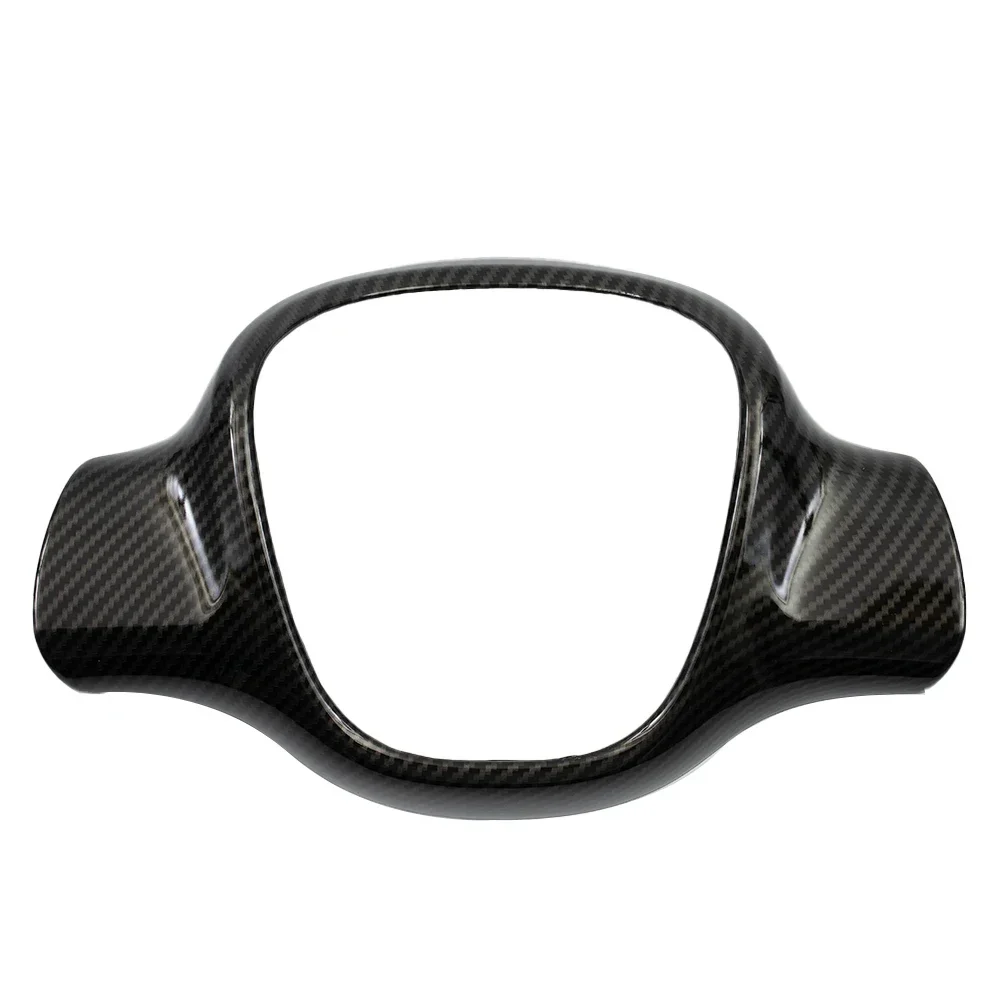Transform Your For Smart For Fortwo 451 (2009 2015) with a Carbon Fiber Style Steering Wheel Cover Easy Installation