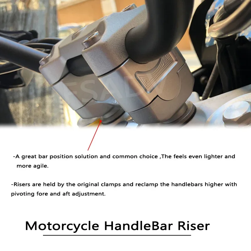 Ajuste para BMW G310GS G310R G310 G 310 GS R 2017-2023 2022 2021 2020 motocicleta CNC manillar de aluminio elevador barra de mon