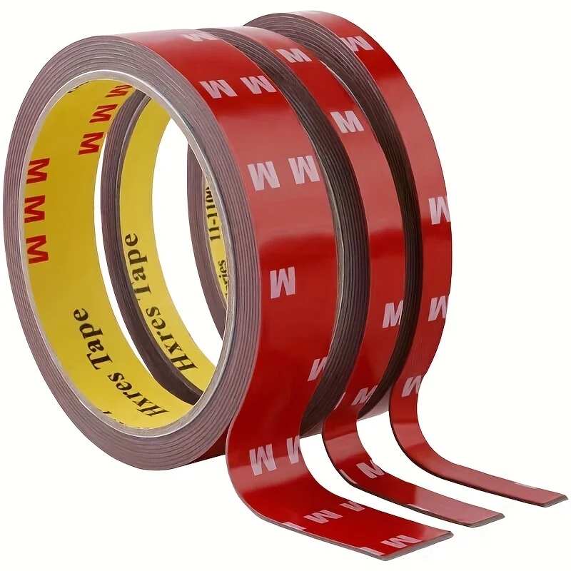 8/10/15/20/30mmx3Meters Strong Permanent Double Sided Tape Acrylic Foam Adhesive For Car Home Indoor Outdoor Decor Waterproof Hi