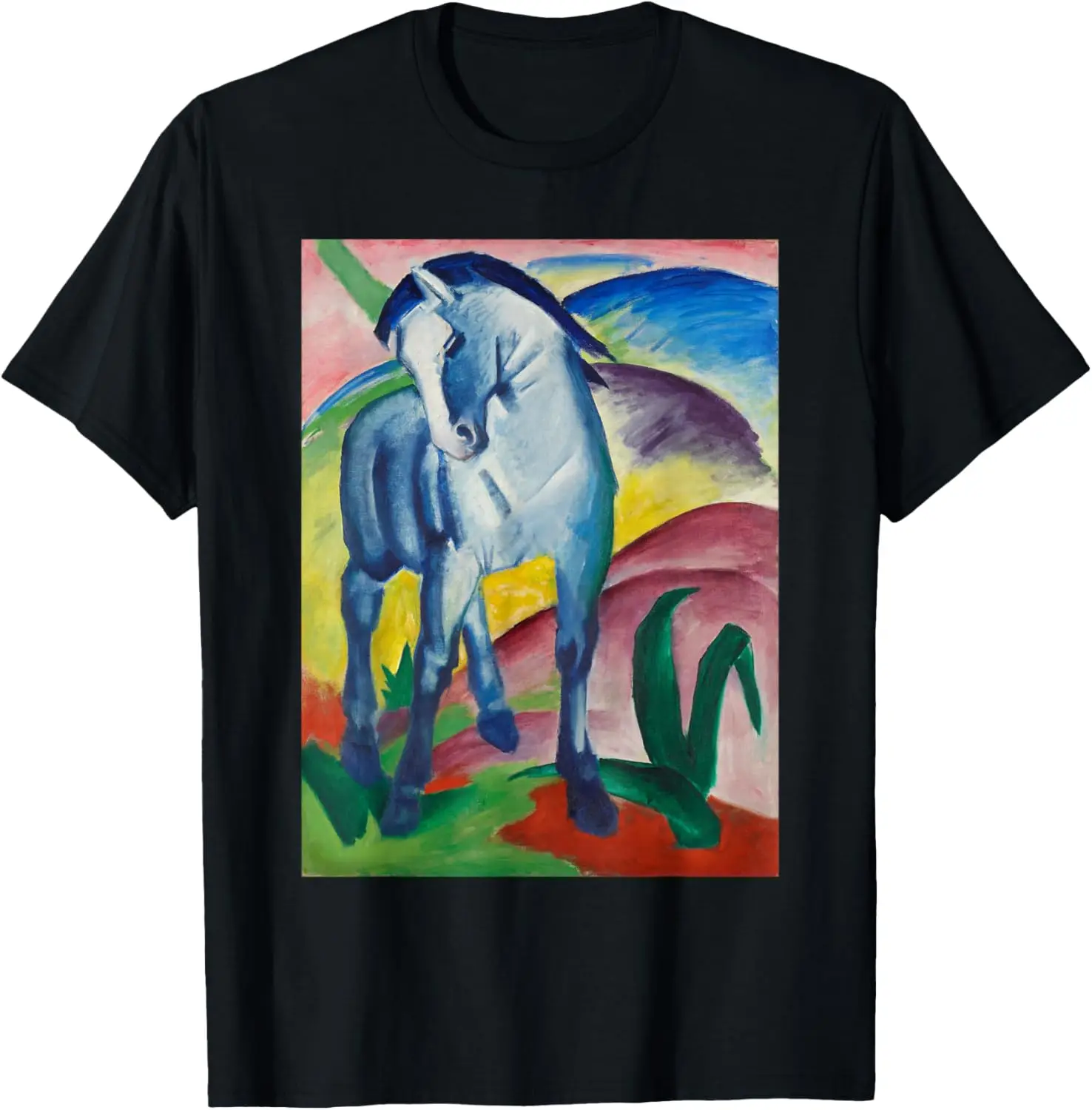 

Футболка с красочным экспрессионизмом Blue Horse I Franz Marc
