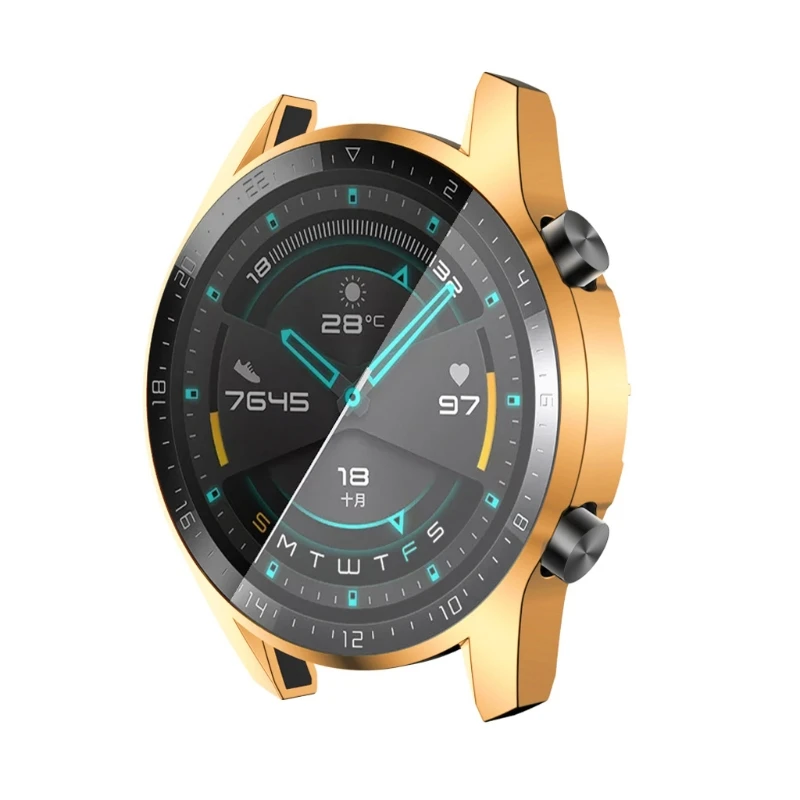 TPU Protective Case Full Cover Frame Protector for huawei Watch GT2 46mm Watch