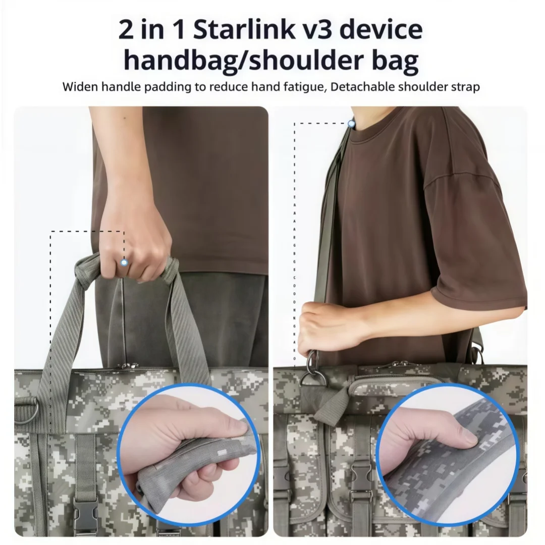 Starlink Mini Outdoor Travel Bag, Accessory Storage Bag/HandBag. Polyester Material.