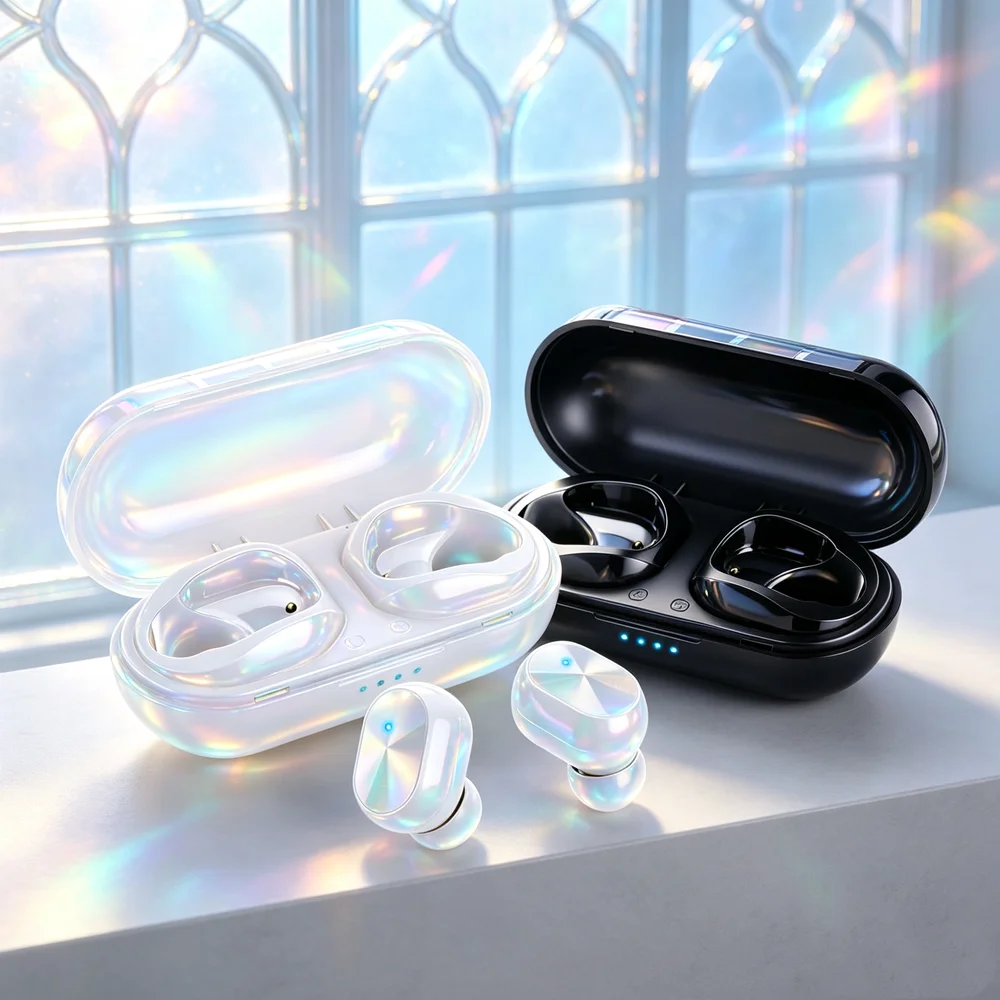 TWS Fone Bluetooth Headphones Wireless Earbuds Flexible Bluetooth Earphones Adapt To Various Ear Shapes for Comfort