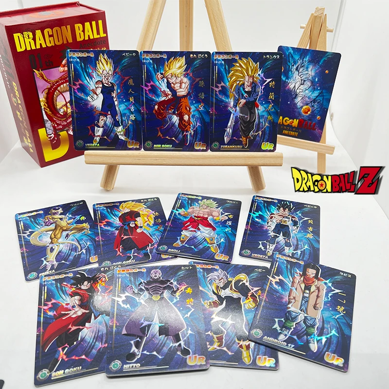 Dragon Ball Funny and creative UR card Son Goku Gotenks Zamasu Broli Vegeta IV boy Toy collection Birthday Christmas gifts