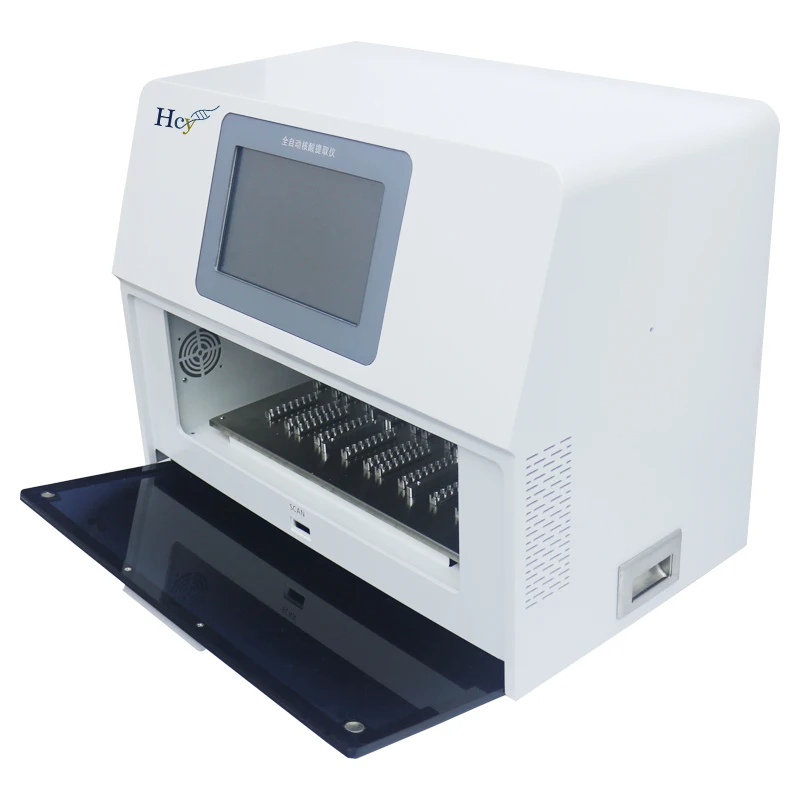 HCY 96 Sample Genexpert Machine Dna Rna Equipment Automatic Nucleic Acid Extraction Machine for pcr