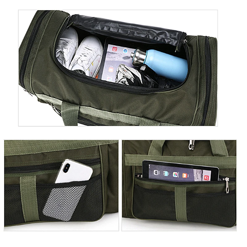 

Waterproof Men Travel Bags Hand Luggage Big Bag Business Large Capacity Weekend Duffle Fitness