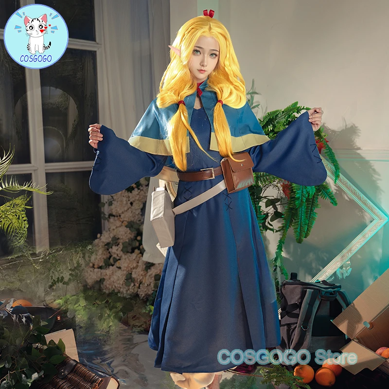 

Amine Delicious in Dungeon Marcille Cosplay Costume Halloween outfits Women Game Clothing Full Set