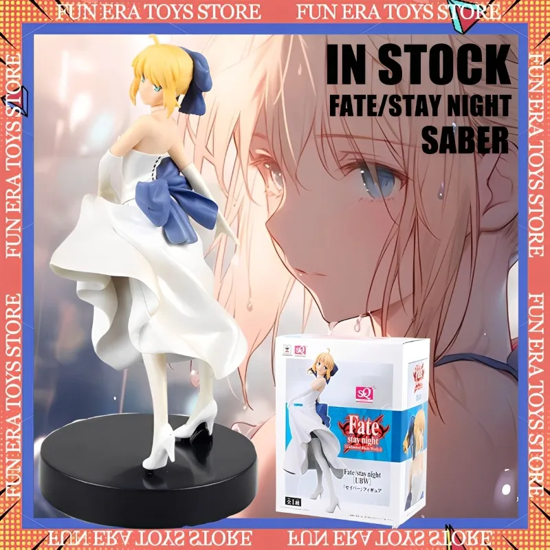 

В наличии Fate/stay Night Aber Alter Lifting White Dress Элегантная осанка-подставка Аниме Игровая фигурка Коллекционные периферийные изделия из ПВХ Подарки