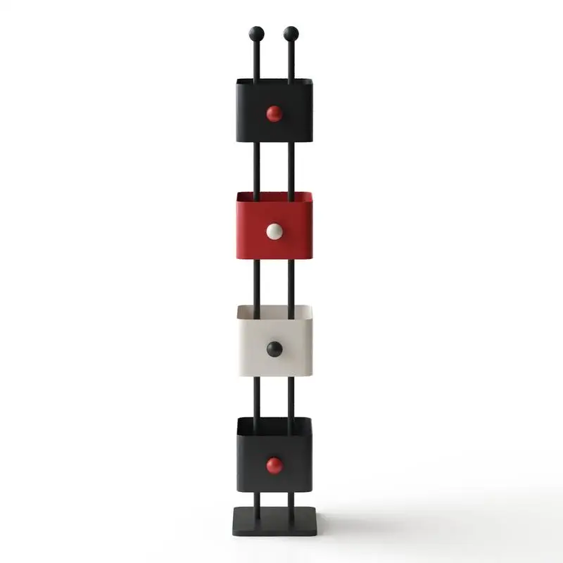 

Черно-красная книжная полка, прикроватная полка, приставной столик для гостиной, детская угловая полка, простой цветной утюг для спальни