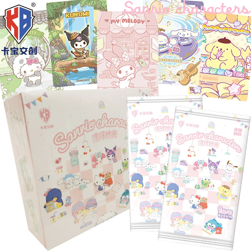 Official KABAO Sanrio Cartoon Star Collection Cards Anime Warm Healing IP Character Lovely Forest Fairy Tale Cards Children Gift