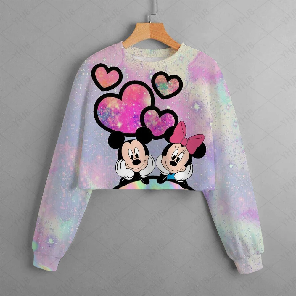 Kawaii dos desenhos animados mangá anime mickey minnie disney mouse moletom com capuz crianças roupas criança menina moletom com capuz bebê topo