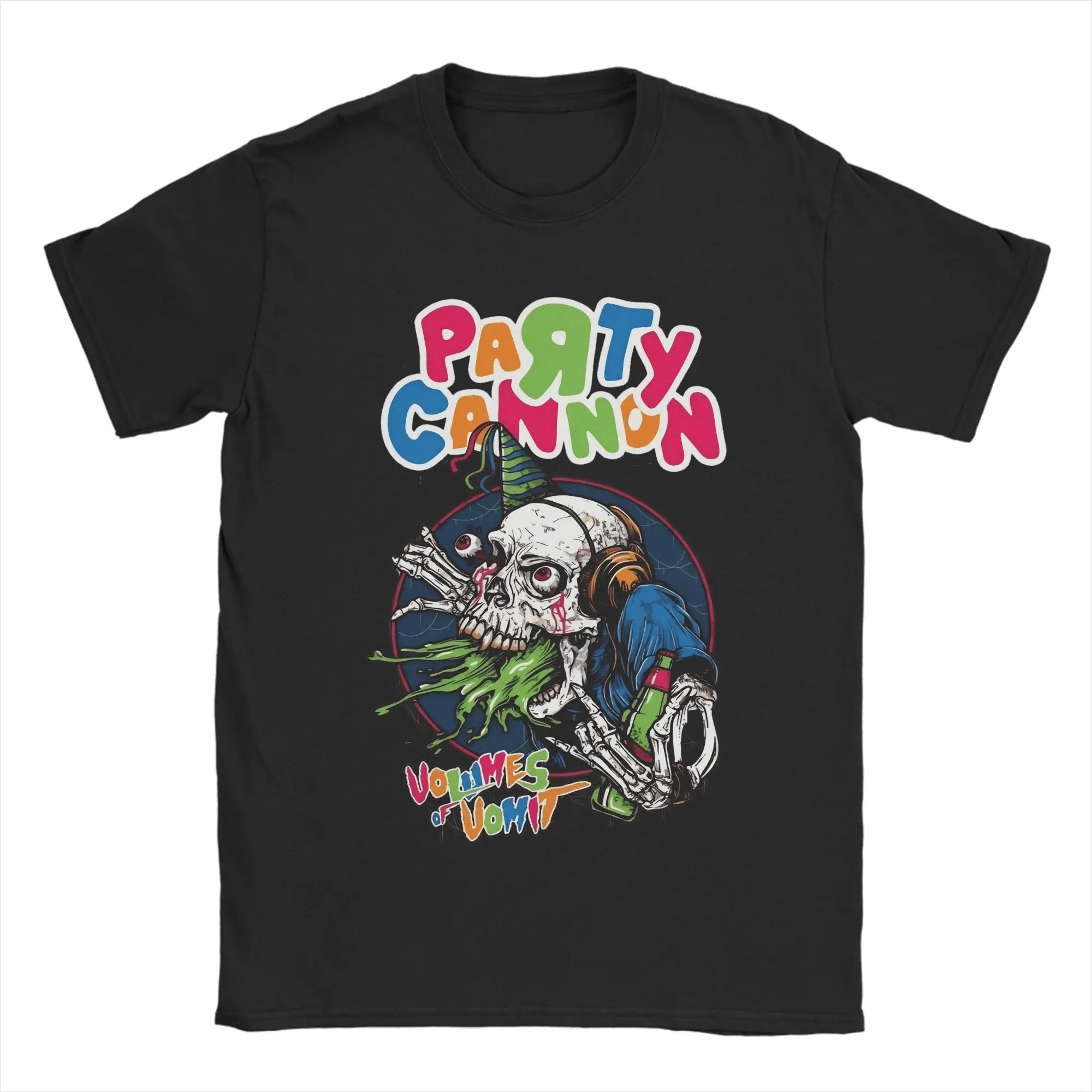 

Amazing Party Cannon Band T-Shirts for Men Round Neck 100% Cotton T Shirt Short Sleeve Tee Shirt 4XL 5XL Clothing