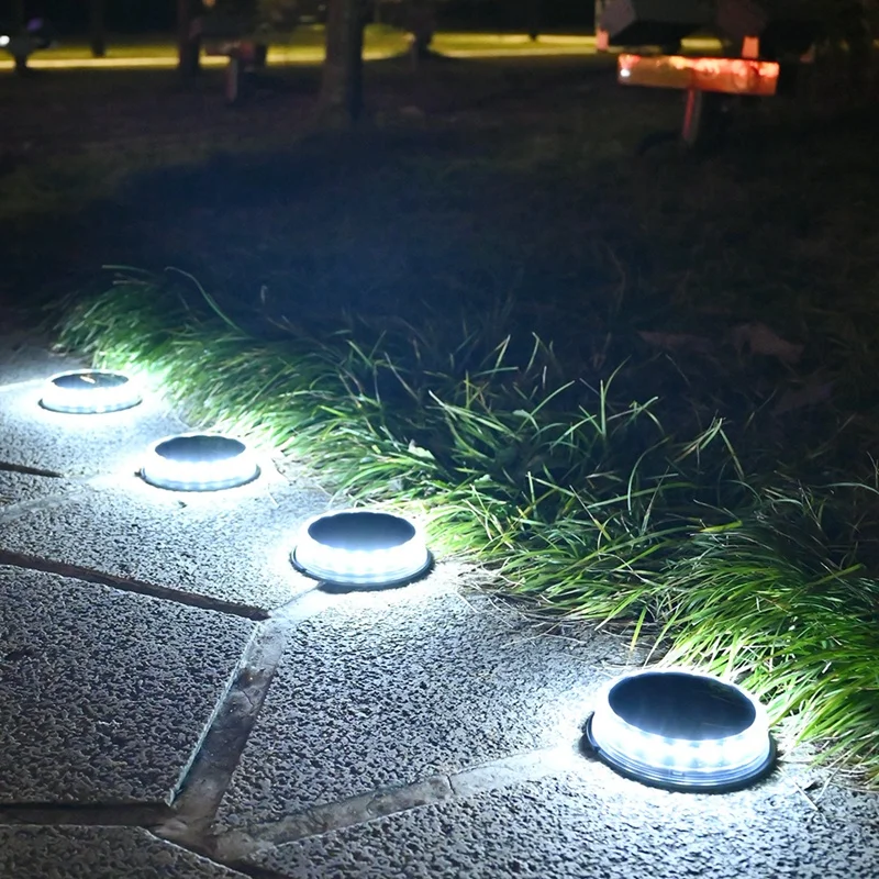 

4 Piece Outdoor Auto Garden Light Waterproof Ground Lamp For Garden Decoration A