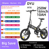 DYU A16 - Electric City Bike for Adults, 350W Motor, 54.6V/1.5ah Battery, 16 Inches