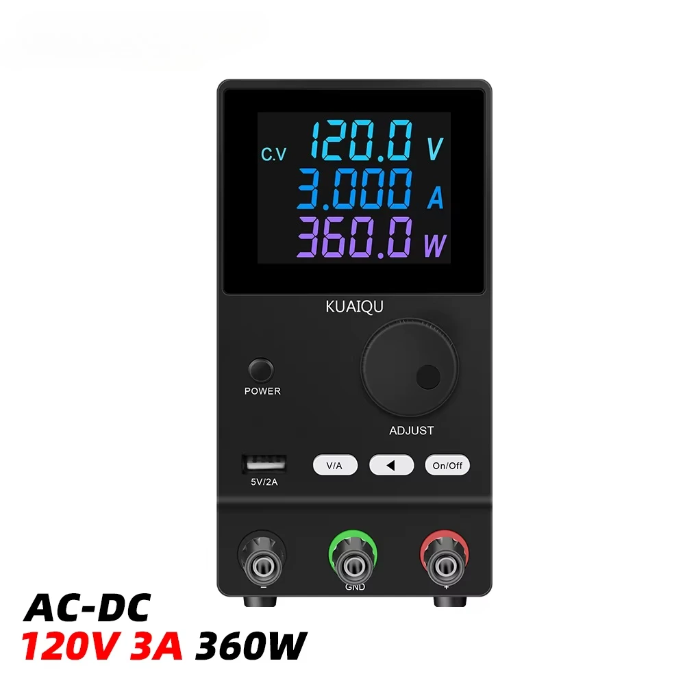 

SPPS-A1203D 120V 3A 360W Adjustable DC Power Supply with Encoder Precision Knob for Factory Testing Phone PCB Repair