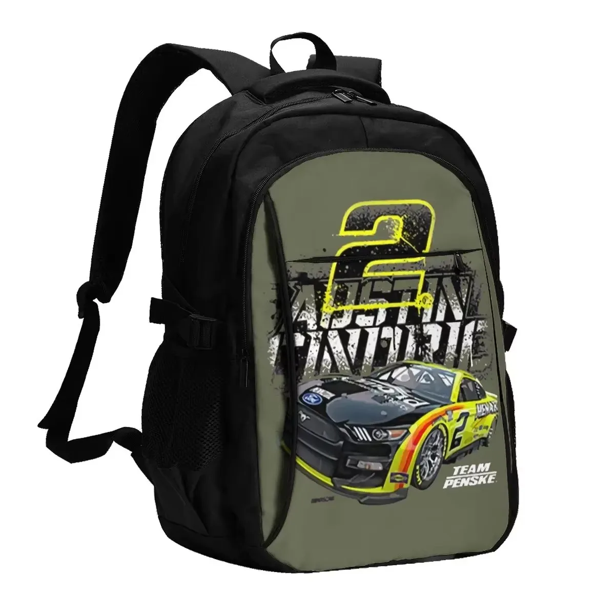 

Austin Cindric 2 Travel Laptop Backpack, Business Water Resistant Backpack with USB Charging Port, College Bag for Men & Women