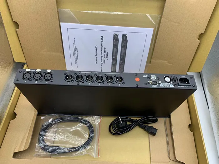 Sistema de sonido puesta en escena procesador 3.6SP sistema de gestión de altavoces 3 entradas 6 salidas procesador de audio digital