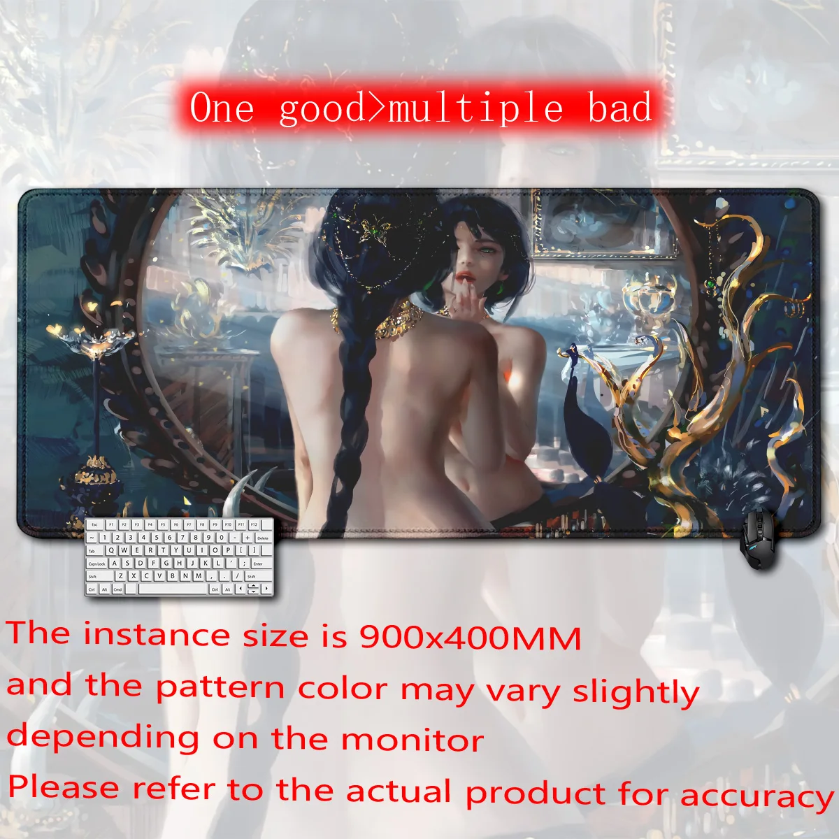 Podkładka pod mysz Ghost Blade Office Large Small Computer PC Keyboard Mousepad Rubber Game AntiSlip Mice Mat Big teclado коврик д