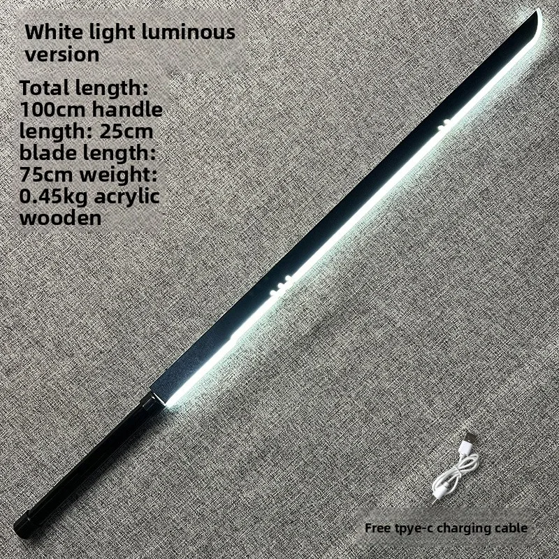 100 سنتيمتر/33.37in ليتسبر تأثيري السيوف الأسلحة نموذج الدعائم لعبة الأجهزة الطرفية اللون مضيئة اللعب لوازم الحفلات تحصيل هدية