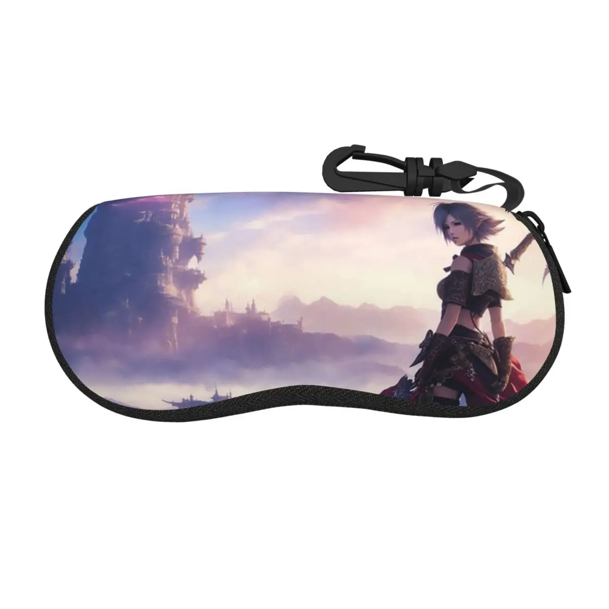 

Final Fantasy Shell Glasses Case Protective Sunglasses Box Women Men Soft Eyeglasses Bag Pouch