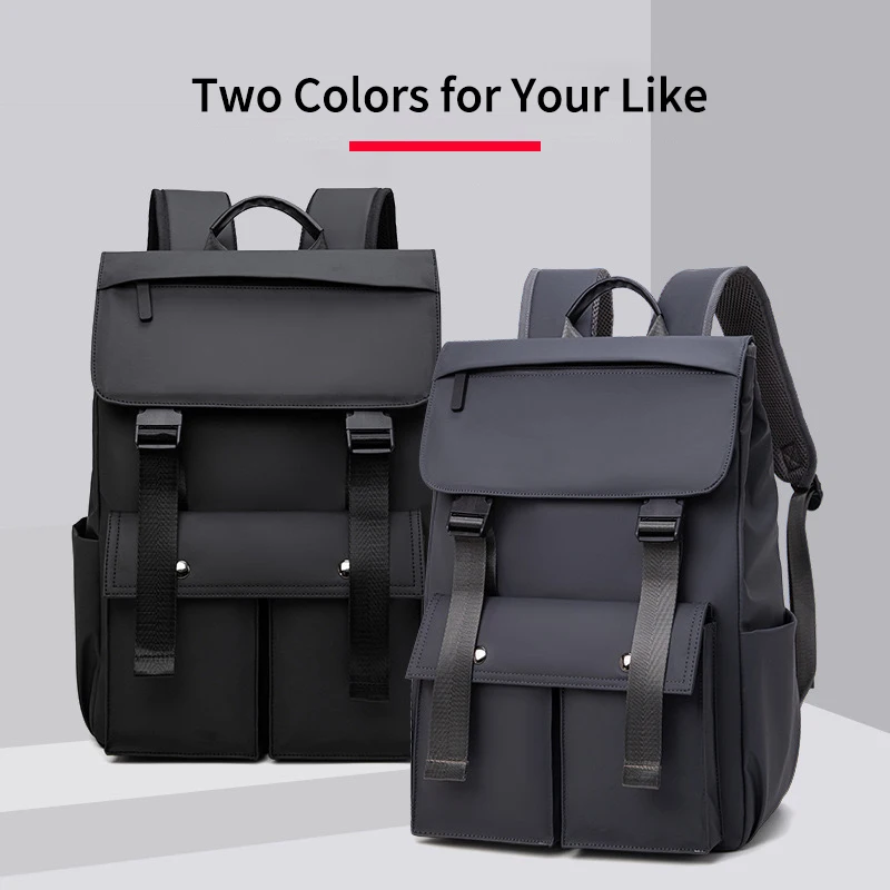 Multi-functional Fashion Men‘s Backpack For 15.6 inch Laptop Light Weight Bag Water-Repellent Material Large Capacity School Bag