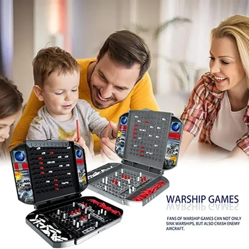 Tradicional Battleship Board Game para pais e filhos, mesa interessante, estratégia, Party Entertainment