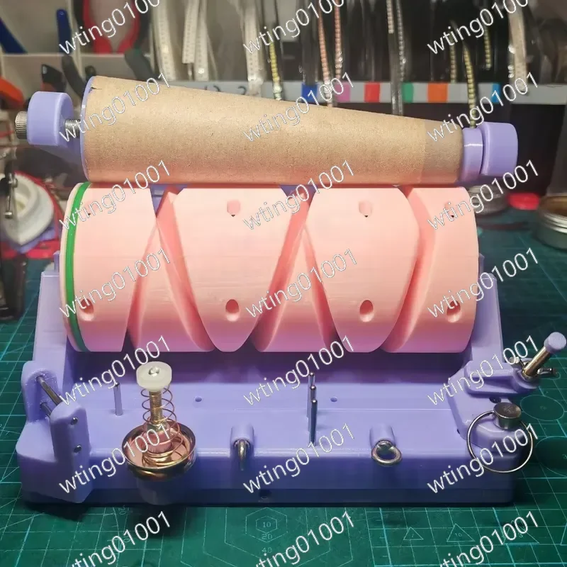 Electric Yarn Winder with Automatic Guide and Plying Function Adjustable Speed Wool Thread Spooling Machine for Knitting