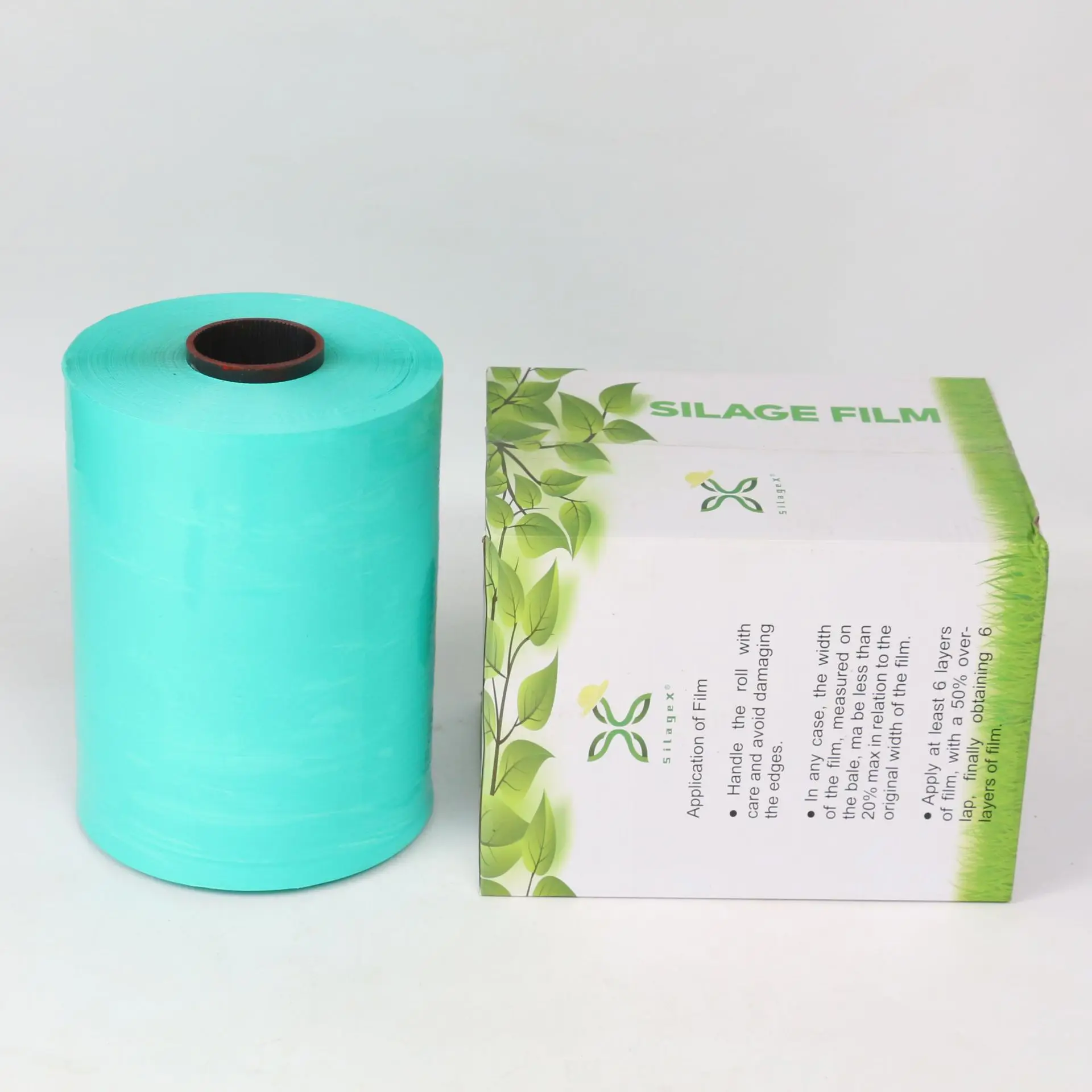 2025Pellicola per balle in plastica Silage Avvolgimento per balle soffiato Pellicola per silage a 5 strati Protezione UV elevata Avvolgimento per balle per silage