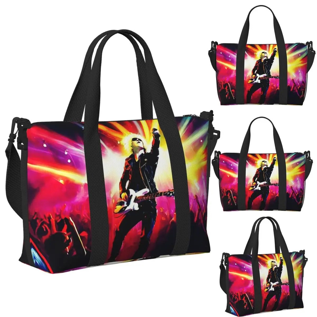 

My Chemical Romance The Black Parade Пляжная дорожная сумка Большая вместительная сумка-тоут для тренажерного зала Йога Женская дорожная сумка для покупок