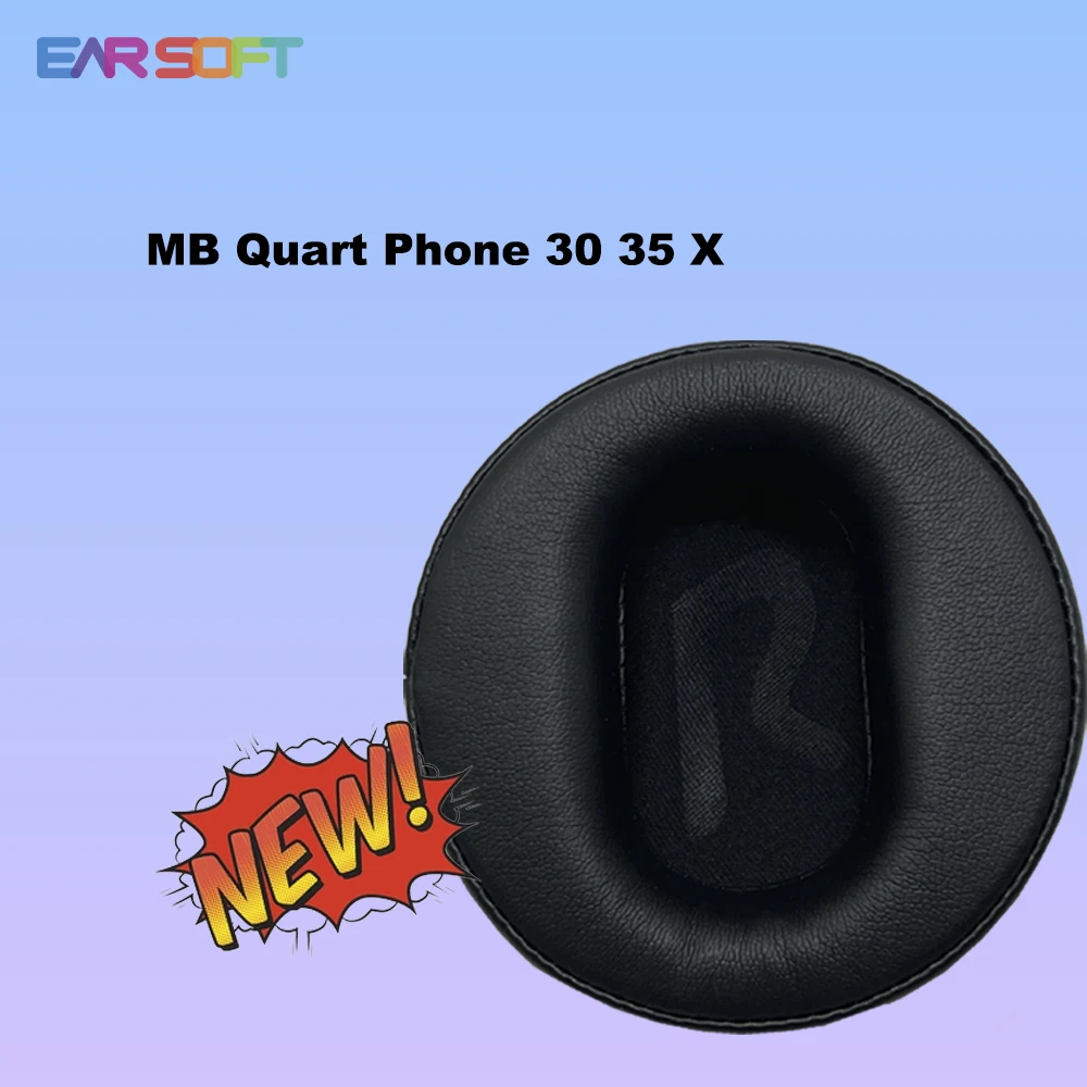 Almohadillas de Repuesto Earsoft para Auriculares MB Quart Phone 30 35 X, Fundas Protectoras para Auriculares
