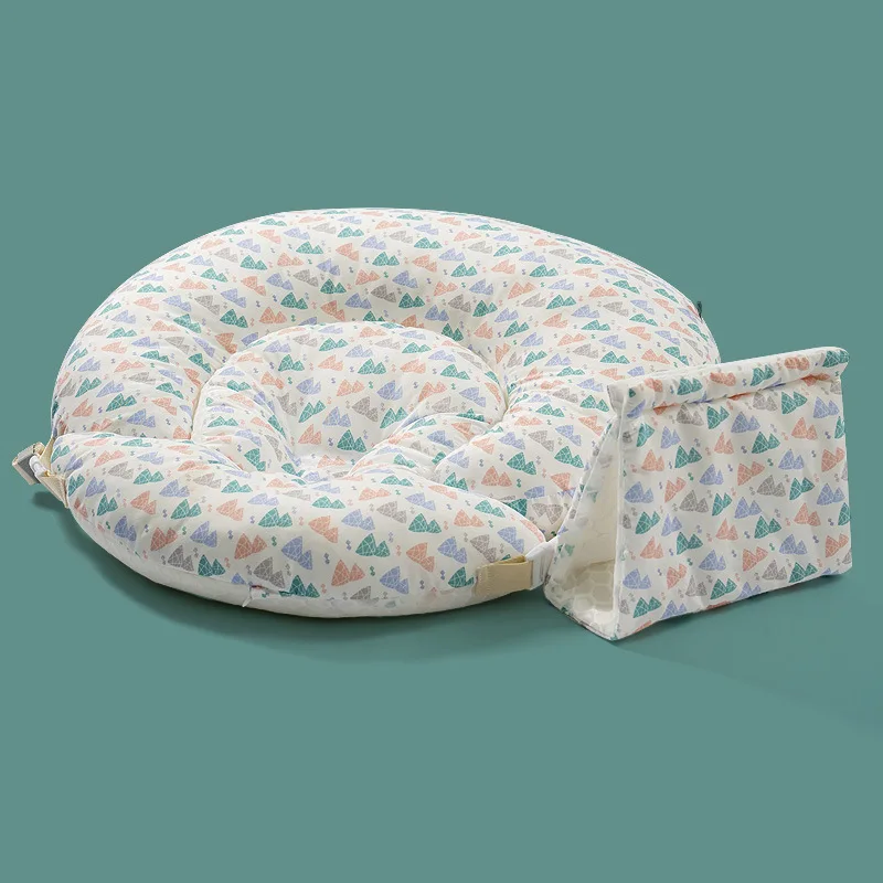 Almohada de lactancia con estampado para recién nacido, cojín multifuncional para alimentar a Bebé y niño pequeño, artefacto para alimentar a la madre embarazada