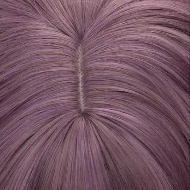 Perruque Bob Courte Bouclée Violet avec Full Bang pour Femme, Robe de Barrage Ondulée, Cosplay