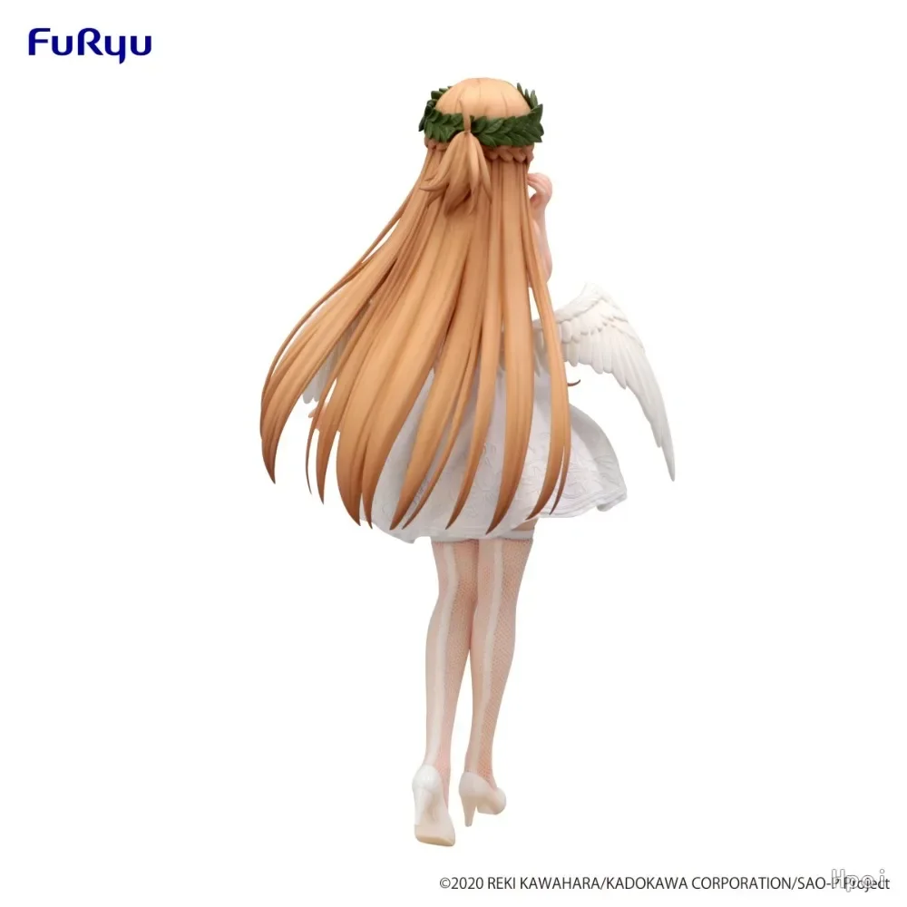 Genuine FuRyu Anime Sword Art Online Asuna BiCute Pure Figure 24cm Collections Model Toy Figures Birthday Gift view 4