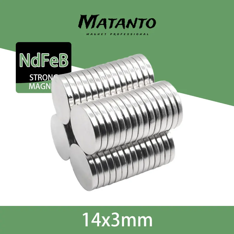 

10/20/50/100PCS 14x3mm Neodymium Magnets 14mm X 3mm N35 NdFeB Round Super Powerful Strong Permanent Magnetic Imanes